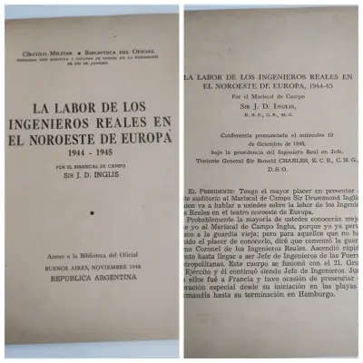 Libro 'La Labor de los Ingenieros Reales' 1944-1945 - miniatura 2