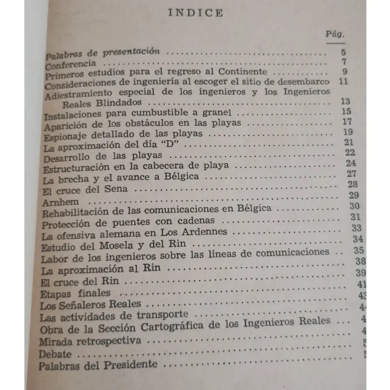 Libro 'La Labor de los Ingenieros Reales' 1944-1945 - 3