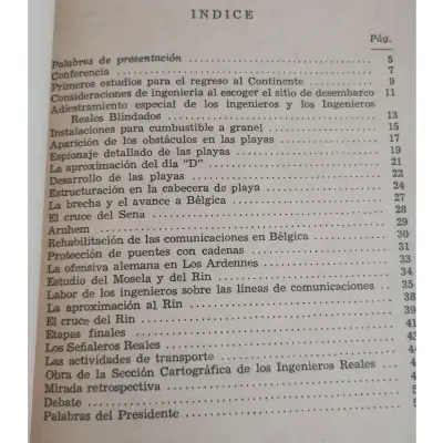 Libro 'La Labor de los Ingenieros Reales' 1944-1945 - miniatura 3
