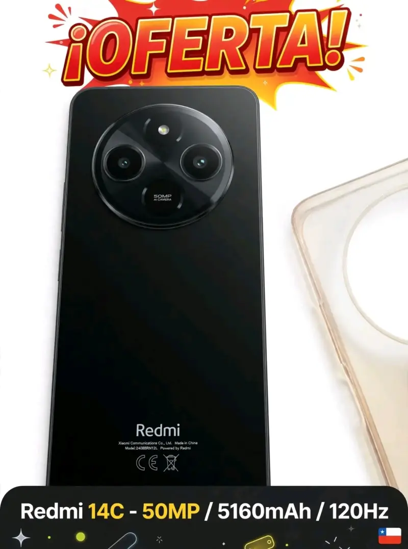Smartphone Redmi 14C 50MP 5160mAh - 4