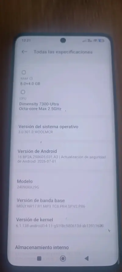 Smartphone Redmi 14 pro 5G con cámara 4 200 MP - miniatura 1
