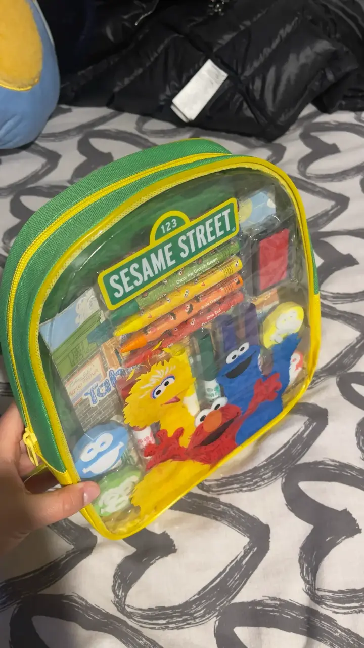 Mochila infantil Sesame Street con útile escolares - 4