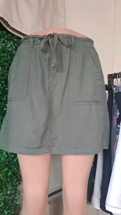 Falda shorts de lino talla M - miniatura 1