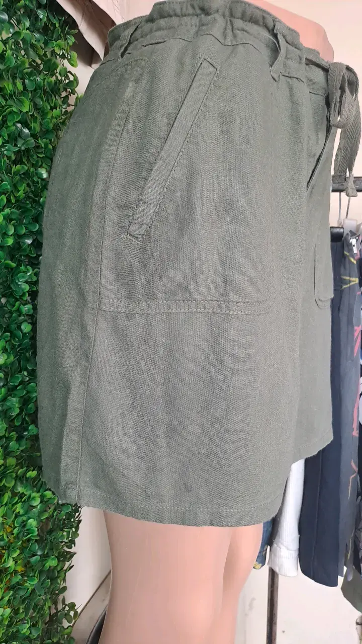 Falda shorts de lino talla M - 2