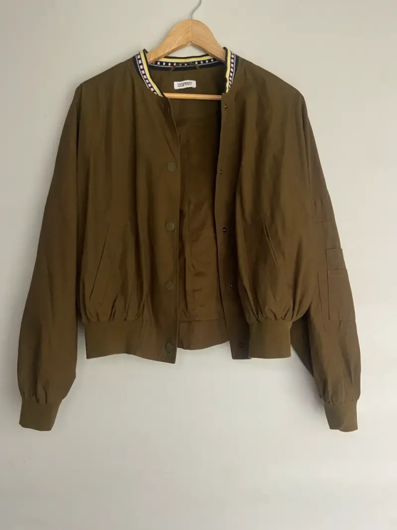 Chaqueta bomber marrón Esprit para mujer - 1