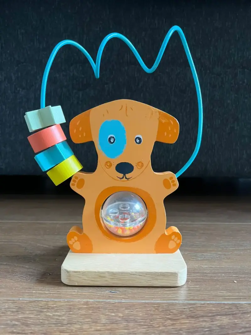 Sonajero madera de perrito