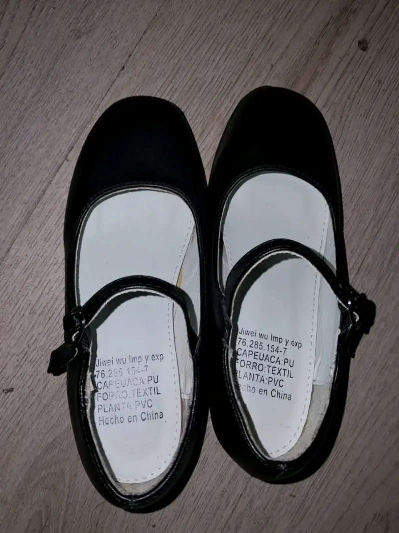 Zapatos de niña negros de cueca numero 31 - 2