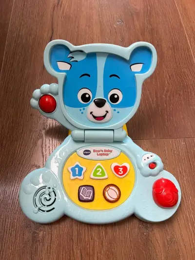Laptop de juguete para bebé VTech azul - miniatura 1