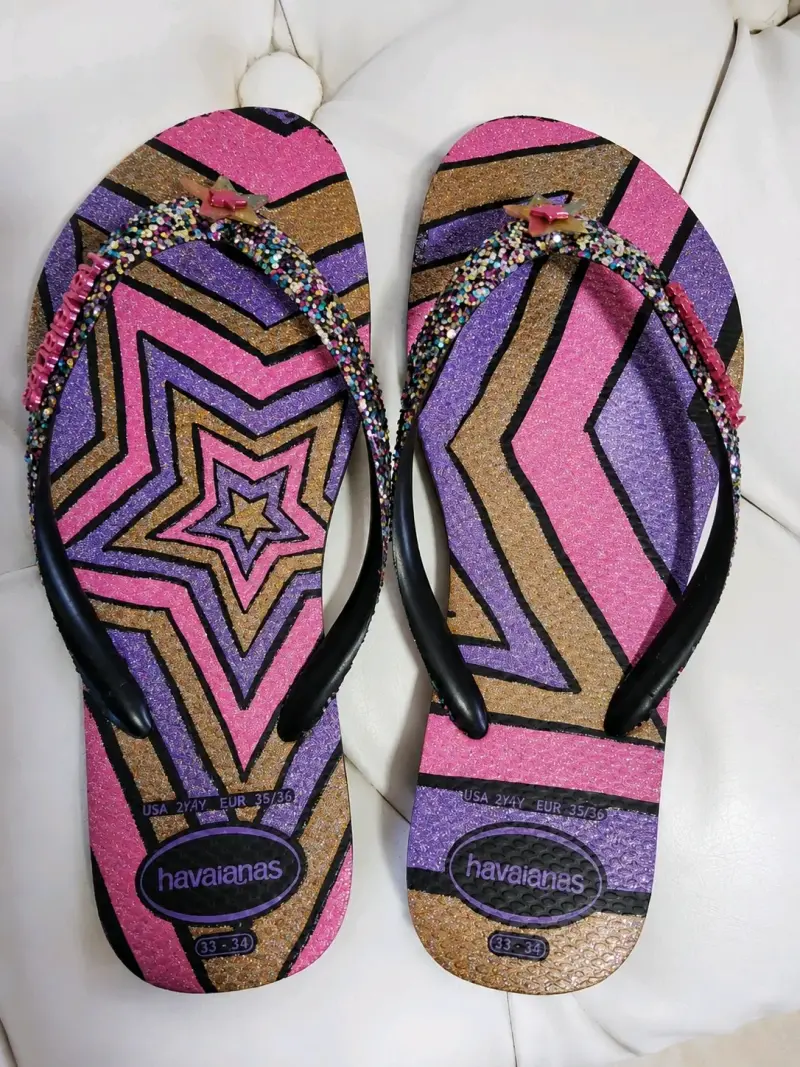 Sandalias Havaianas con diseño coloridotalla 33-34