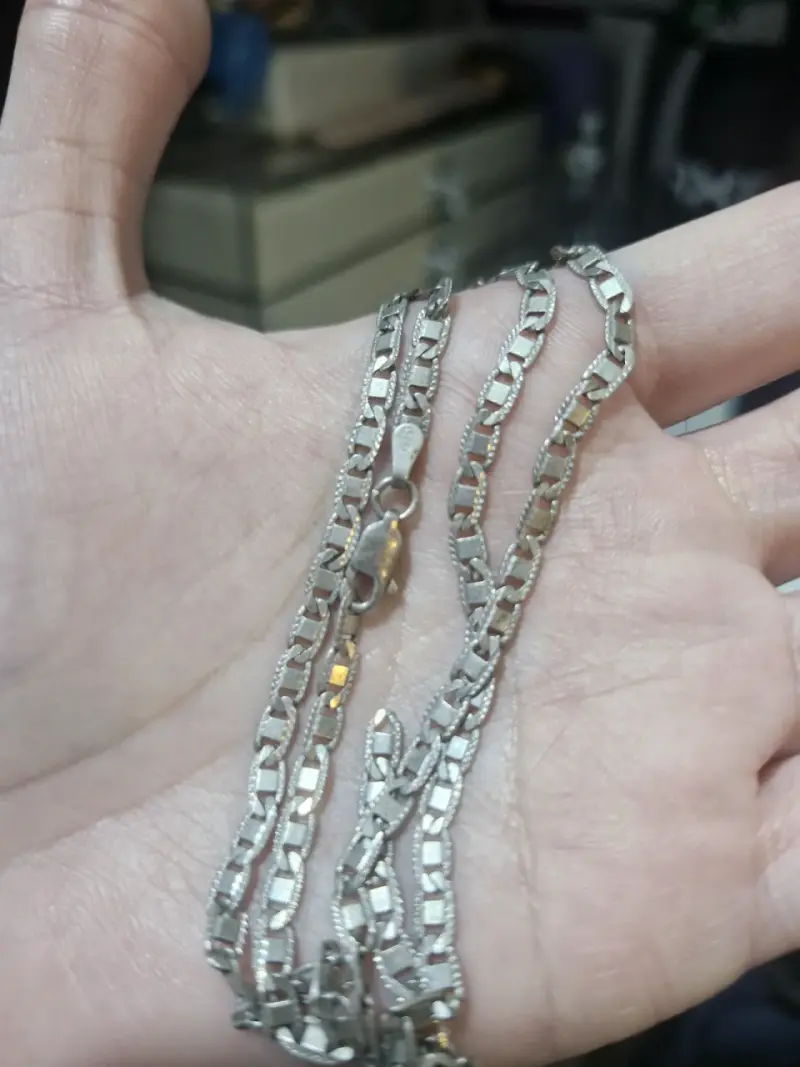 Cadena de plata 925 estilo cubano - 2