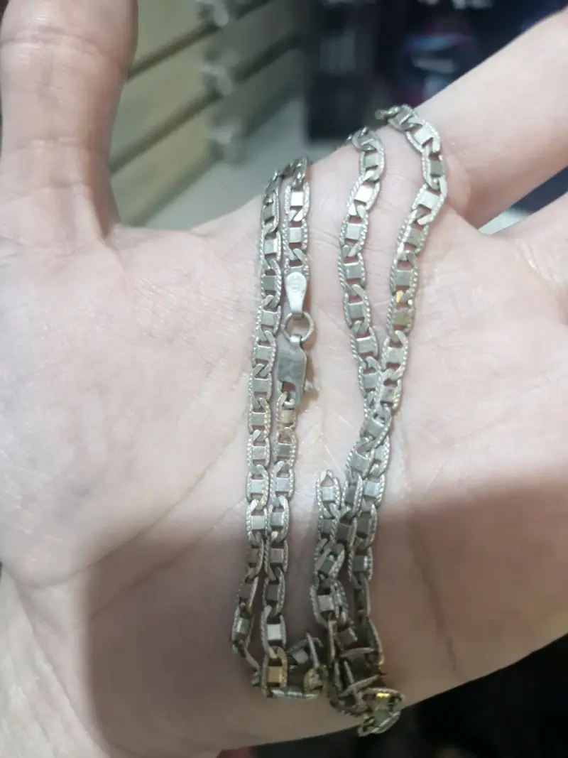 Cadena de plata 925 estilo cubano - 3