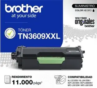 Tóner Brother TN3609XXL Negro Alta Capacidad - 1