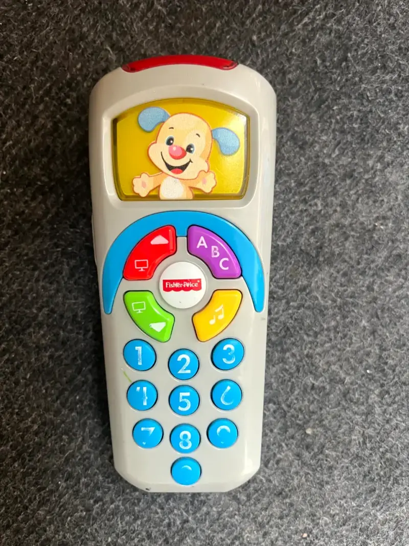 Control remoto de juguete Fisher-Price con sonidos