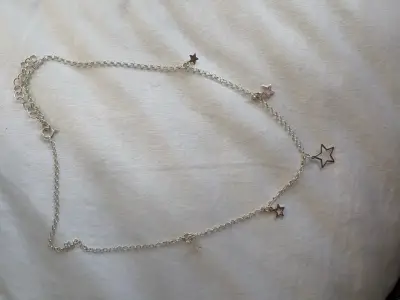 Aros de plata y collar de plata - miniatura 4