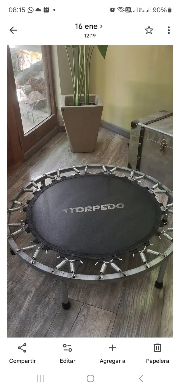Mini trampolín Torpedo para ejercicio
