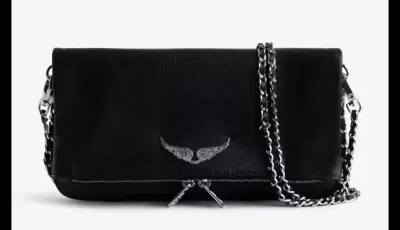 Cartera Rock Negra Zadig & Voltaire con Cadena - miniatura 1