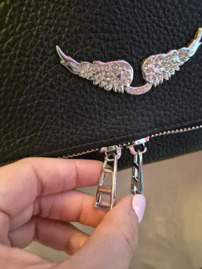 Cartera Rock Negra Zadig & Voltaire con Cadena - miniatura 2