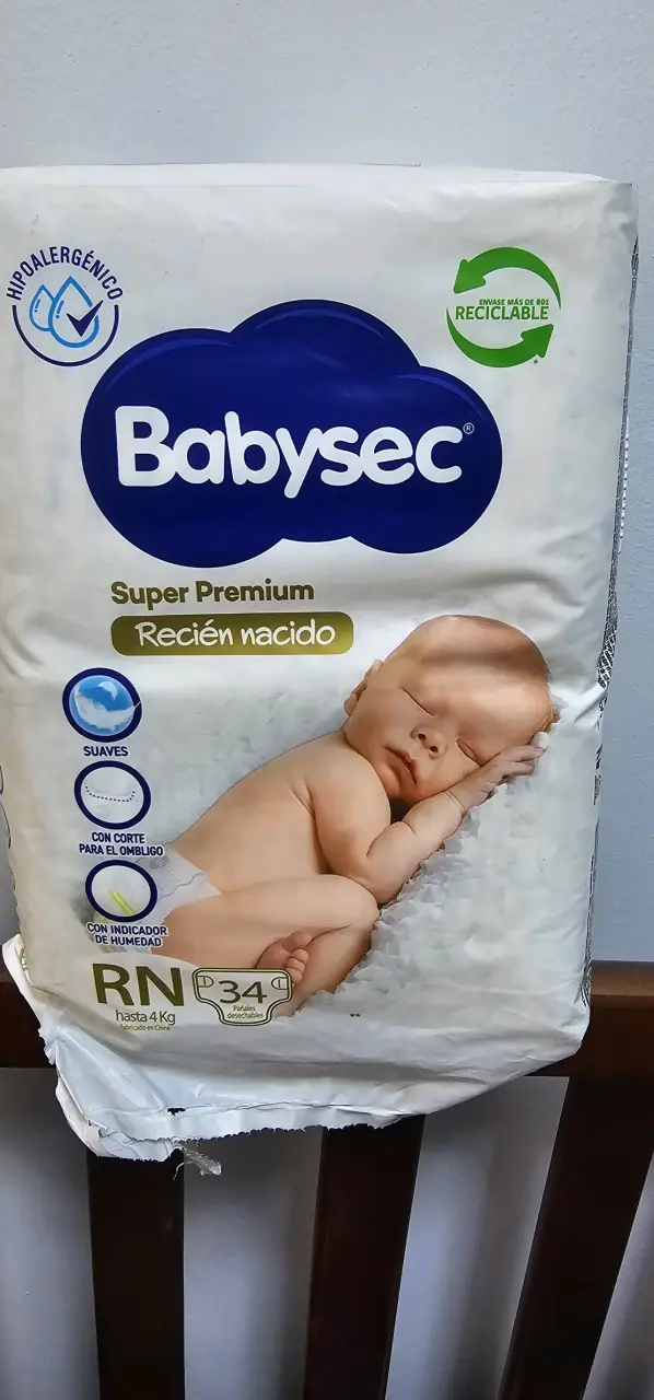 Pañales Babysec Super Premium RN 34 unidades - 2