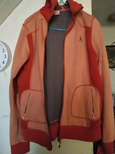 Chaqueta deportiva Le Coq Sportif roja para hombre - miniatura 2