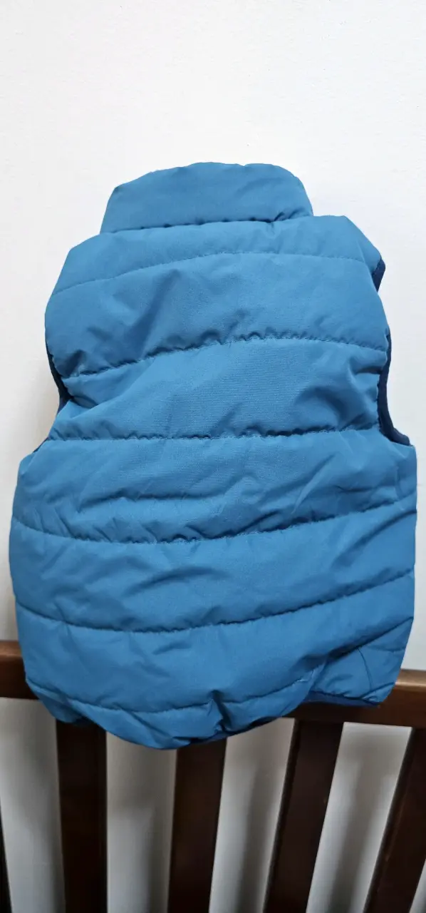 Chaleco acolchado azul para niño Pilim - 2