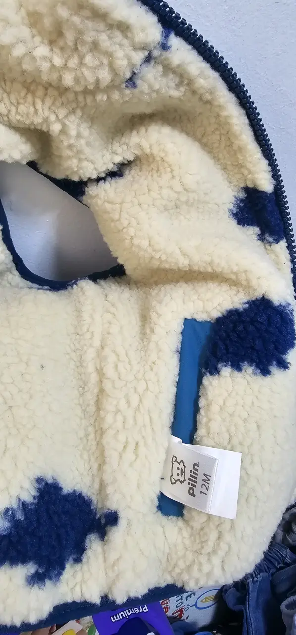 Chaleco acolchado azul para niño Pilim - 3