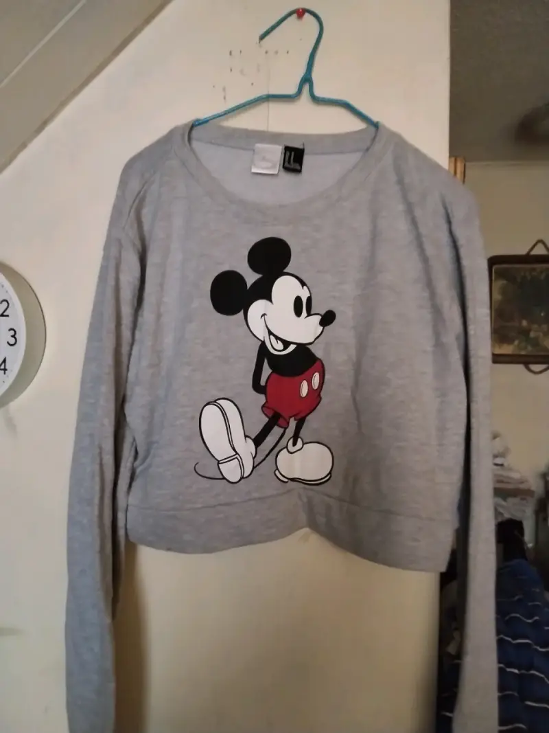Polera Disney Mickey Mouse gris para mujer - 2