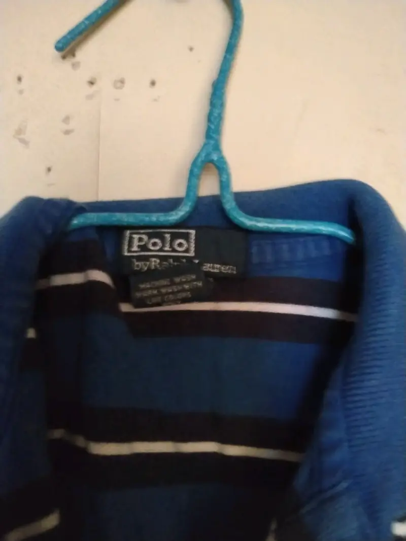 Polera Polo Ralph Lauren a rayas azul - 1