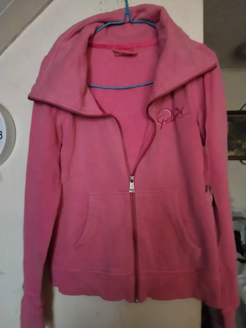 Polerón rosa con cierre Puma para mujer - 1
