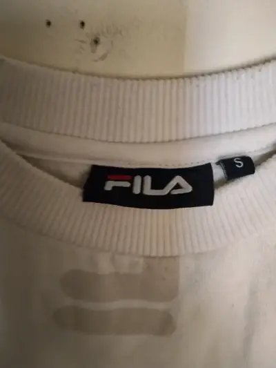 Polerón blanco estampado Fila para mujer - miniatura 1