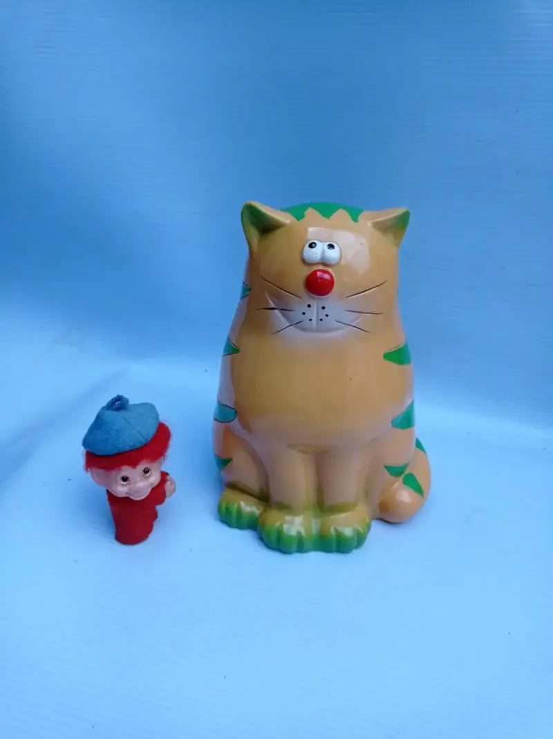 Alcancía de Gato de Cerámica Decorativa - 1