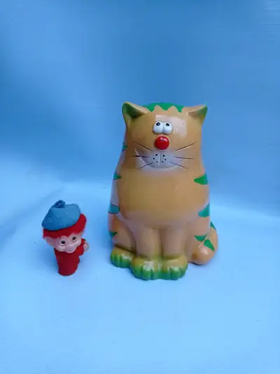 Alcancía de Gato de Cerámica Decorativa - miniatura 1