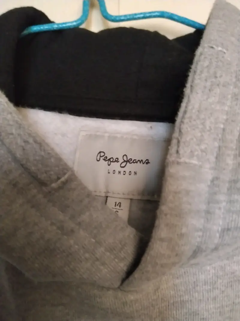 Polerón Pepe Jeans gris y negro para niños - 1