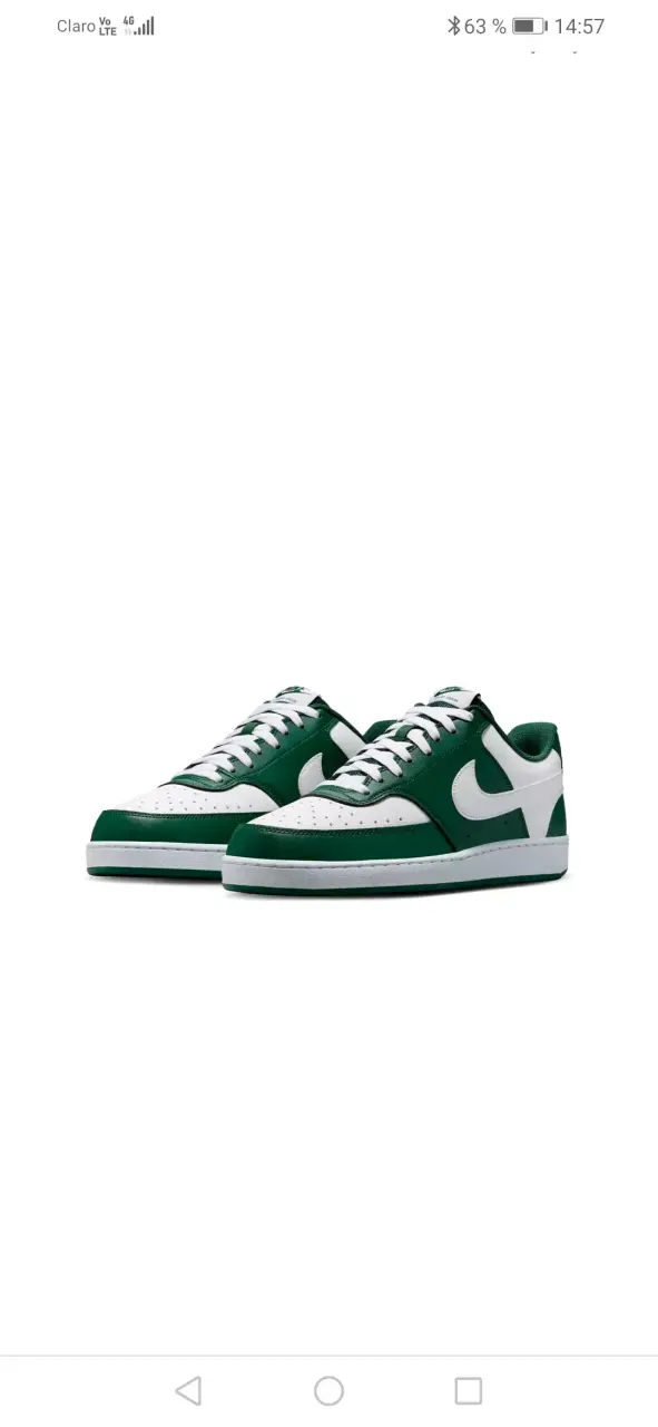 Zapatillas Hombre Nike Court Vision Low Verde - 1
