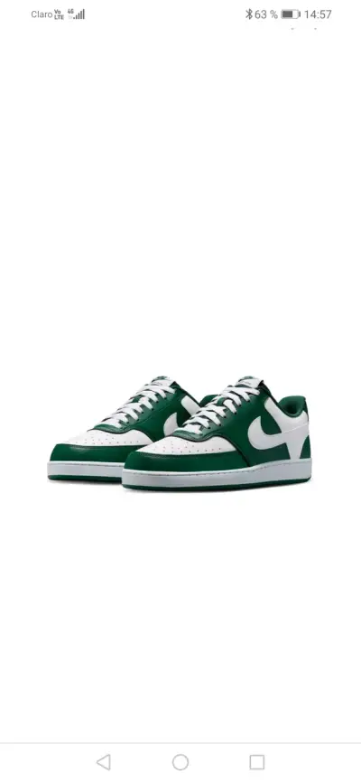 Zapatillas Hombre Nike Court Vision Low Verde - miniatura 1