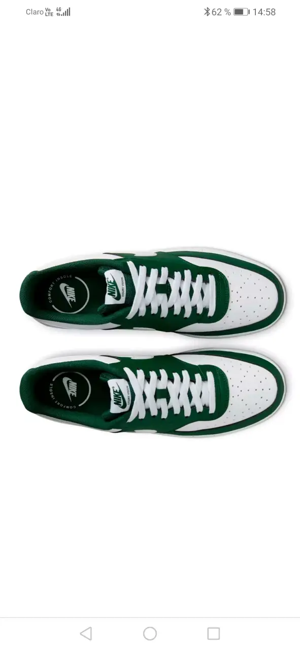 Zapatillas Hombre Nike Court Vision Low Verde - 3