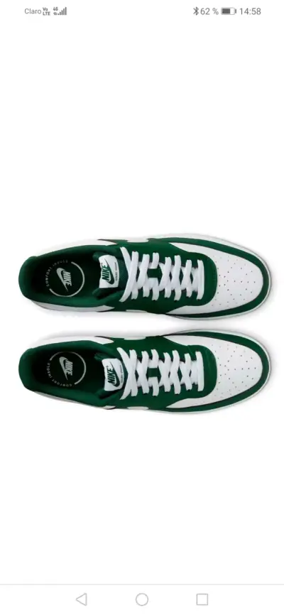 Zapatillas Hombre Nike Court Vision Low Verde - miniatura 3