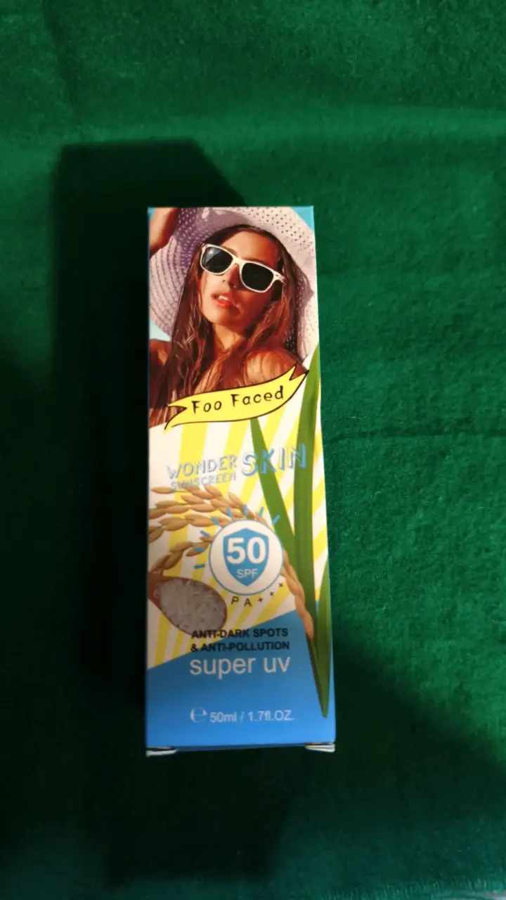 Protector solar Foo Faced Wonder Skin SPF 50