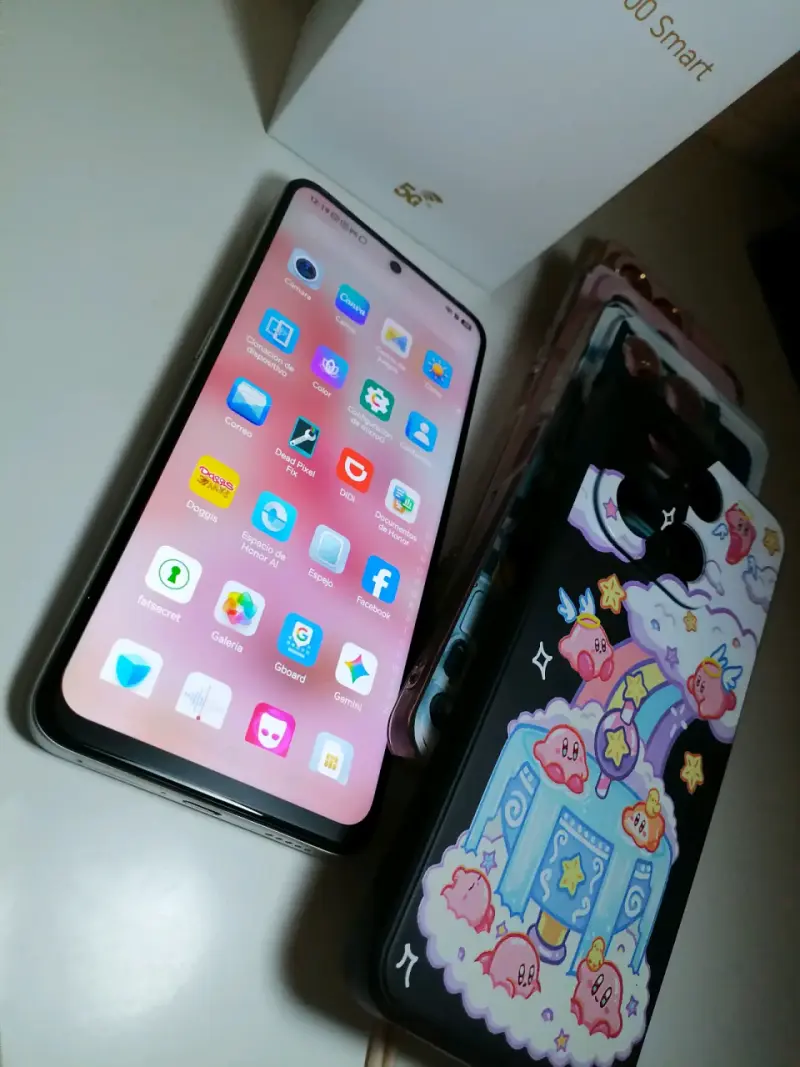 Smartphone Honor 400 Smart 5G con fundas - 1
