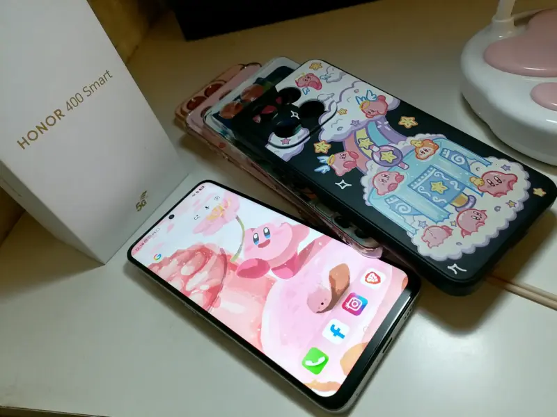 Smartphone Honor 400 Smart 5G con fundas - 5