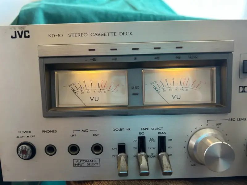 Deck de casetes estéreo JVC KD-10 vintage - 4