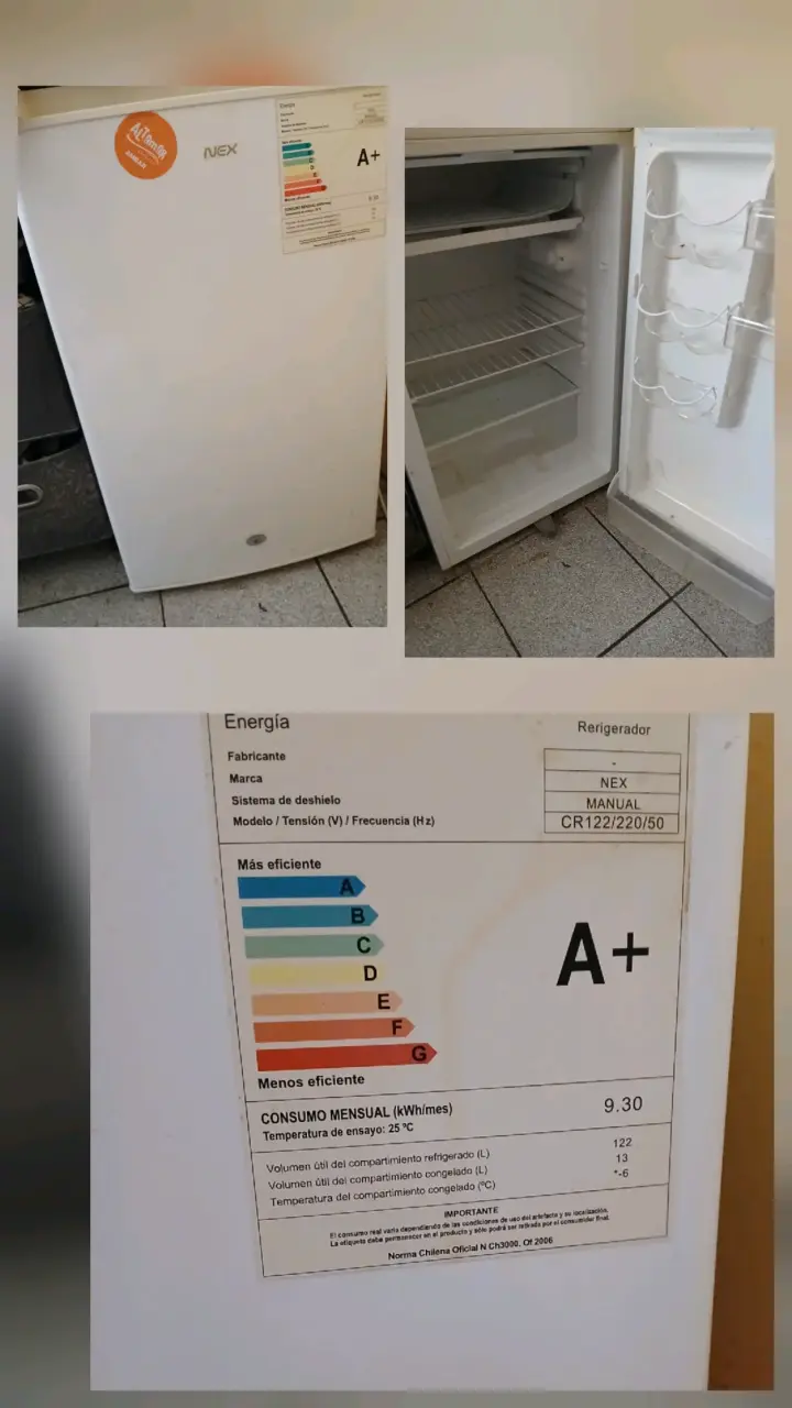 Refrigerador compacto Nex A+ con eficiencia energética - 3