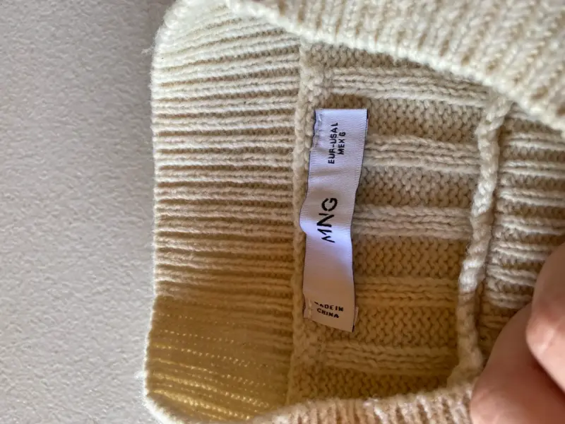 Chaleco sin mangas de punto beige MNG - 2