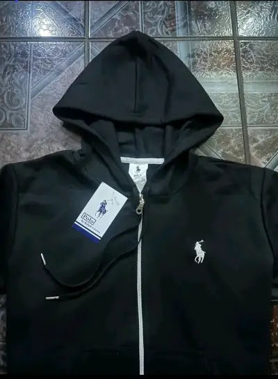 Polerón con capucha negro Polo Ralph Lauren - miniatura 2