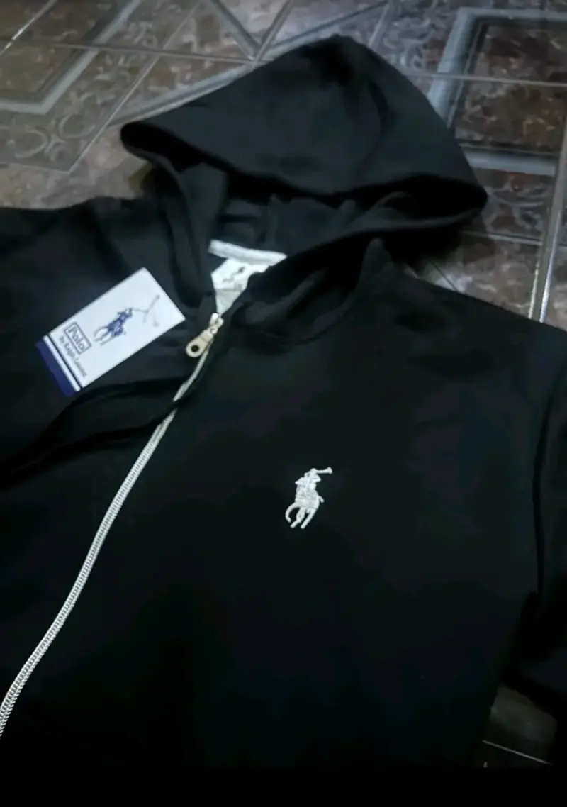 Polerón con capucha negro Polo Ralph Lauren - 3