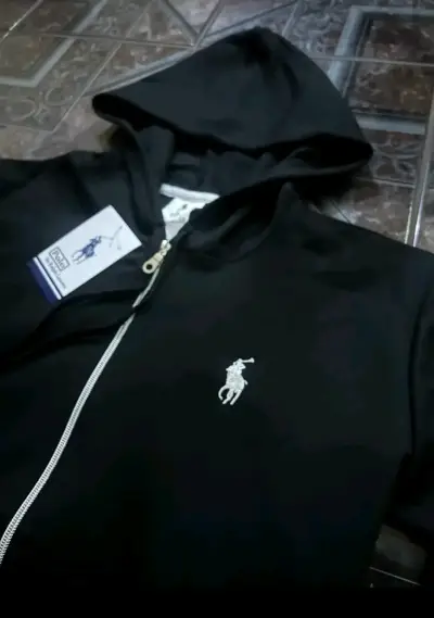 Polerón con capucha negro Polo Ralph Lauren - miniatura 3