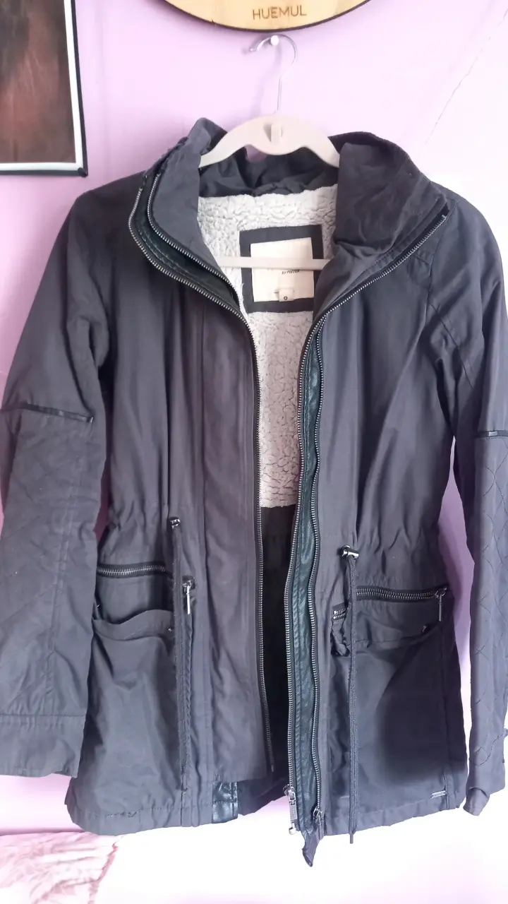 Chaqueta Foster gris con forro chiporro - 1