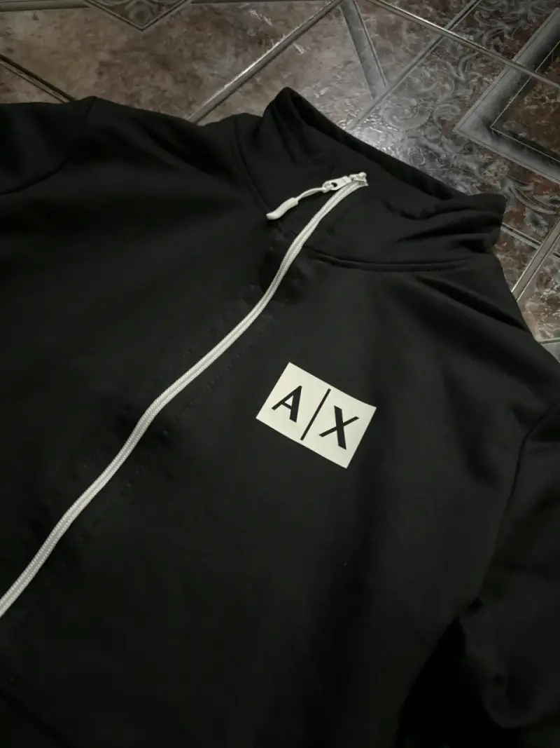 Chaqueta negra con cierre A|X para hombre - 2