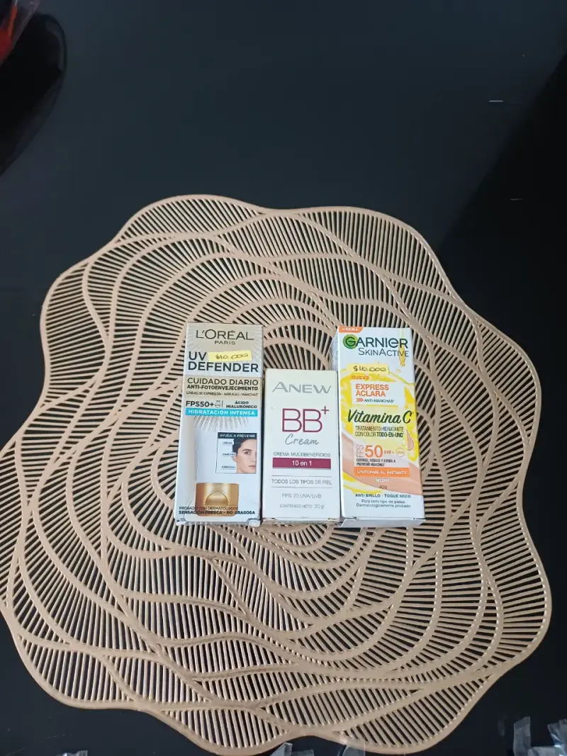 Set de Cremas Faciales L'Oréal, Anew y Garnier