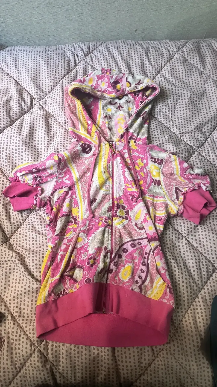 Polerón con capucha Juicy Couture estampado floral - 1