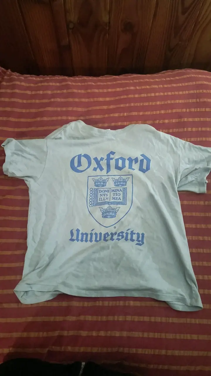 Polera Oxford University gris - 1